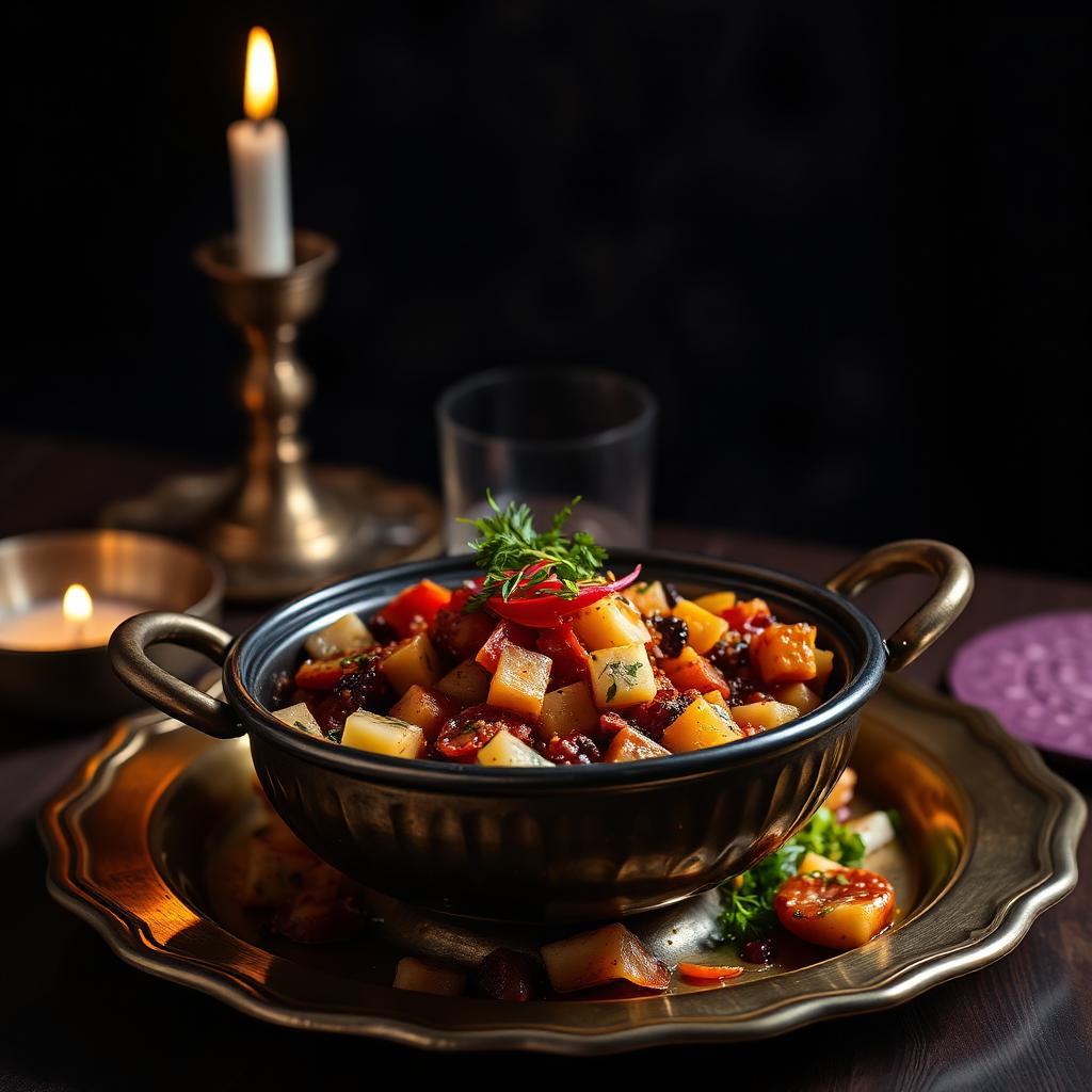 Tagine with Korean fusion